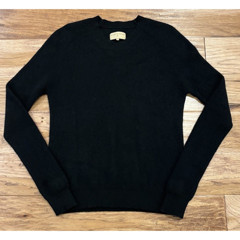 Black Crewneck Sweater - Classic Knit